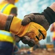 handshake baustelle