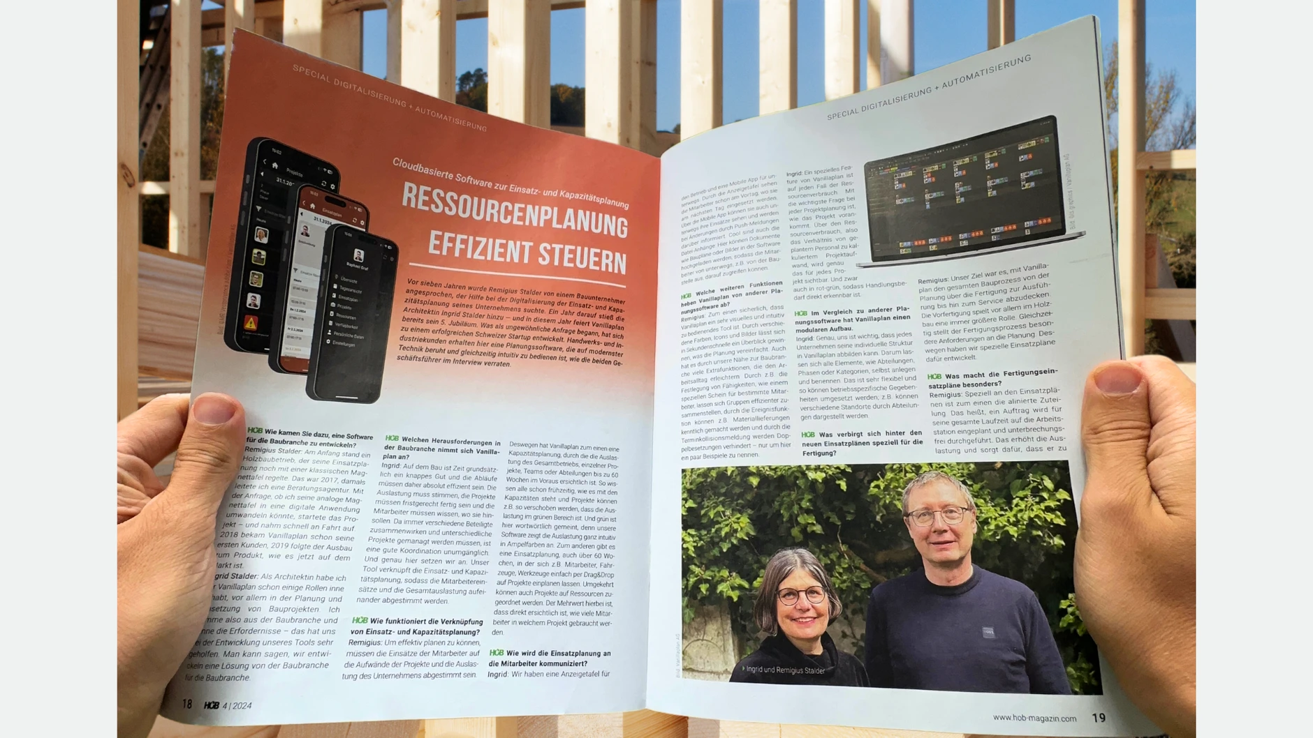 Vanillaplan nella rivista HOB