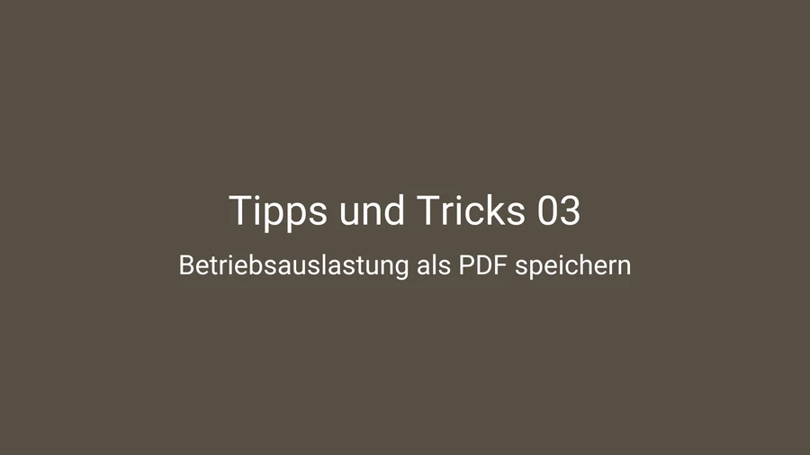 Tipps und Tricks