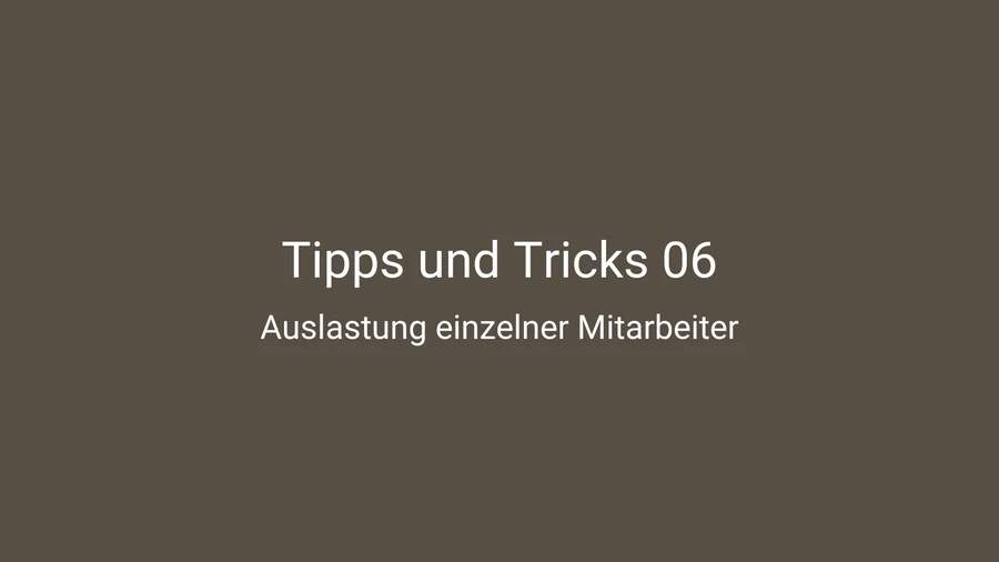 Tipps und Tricks