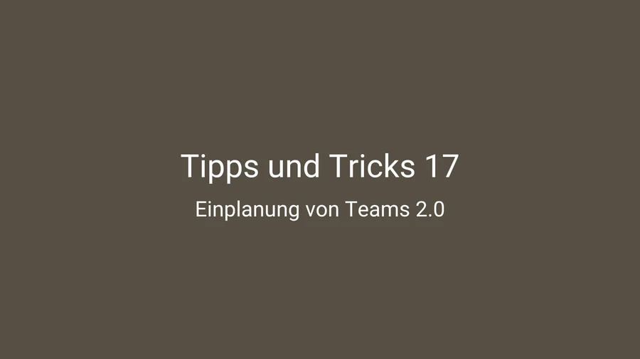 Tipps und Tricks