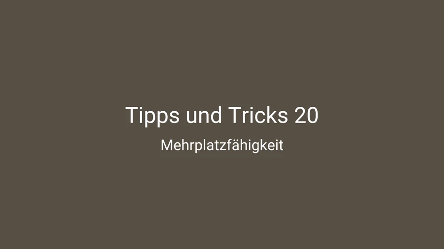 Tipps und Tricks
