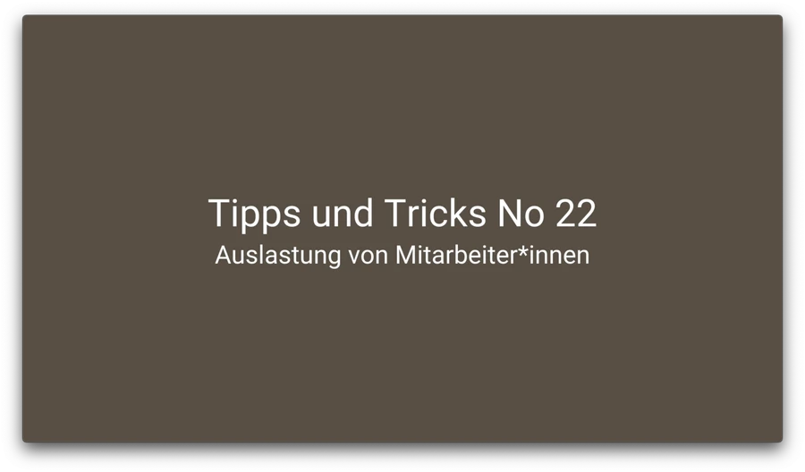 Tipps und Tricks